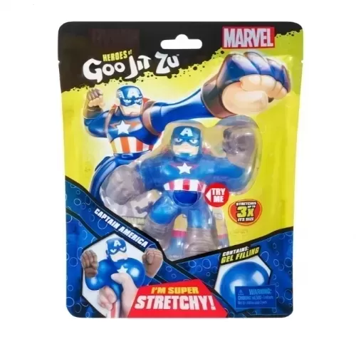 Heroes of Goo Jit Zu Marvel Captain America Squishy Toy