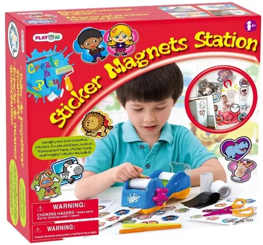 Playgo Magnetic Station Sticker Toy For Kids