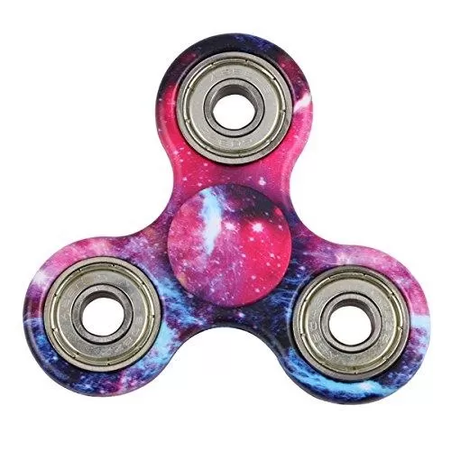 FORTUNE WHEEL Premium Tri-Spinner Fidget Toy - Galaxy