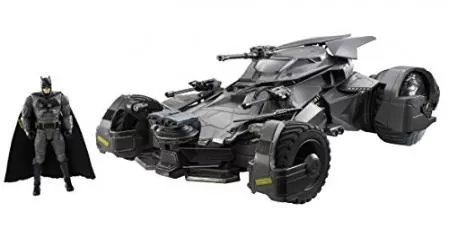 Justice League Batmobile Collectible Vehicle and Figure