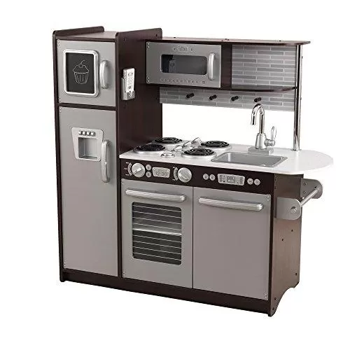 KidKraft Uptown Espresso Kitchen Set For Kids
