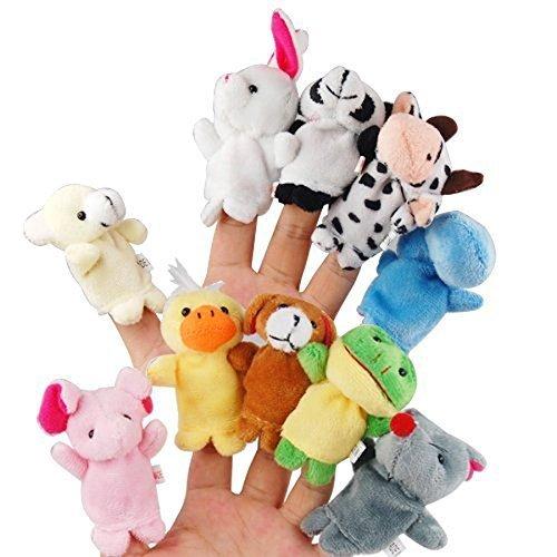 LEORX Animal Finger Puppets - 10Pcs