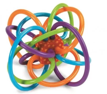 Winkel Rattle and Sensory Teether Toy For Baby