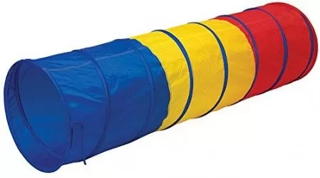 Kids Multi Color Tunnel Play Tents For Outdoor Fun by Pacific Play Tents - Color: Red/Yellow/Blue