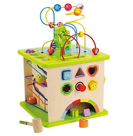 Hape – Country Critters Wooden Activity Play Cube
