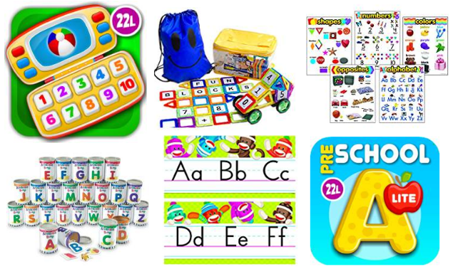 Learns Concepts of basic math and Alphabets